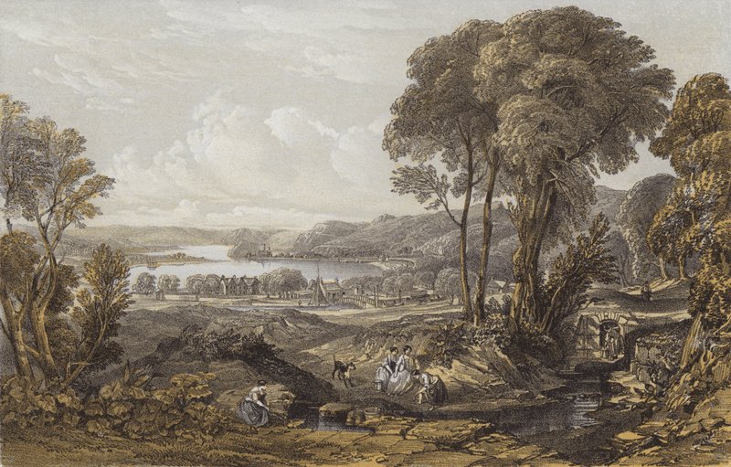 View of the Clyde above Erskine Ferry by William Leighton Leitch