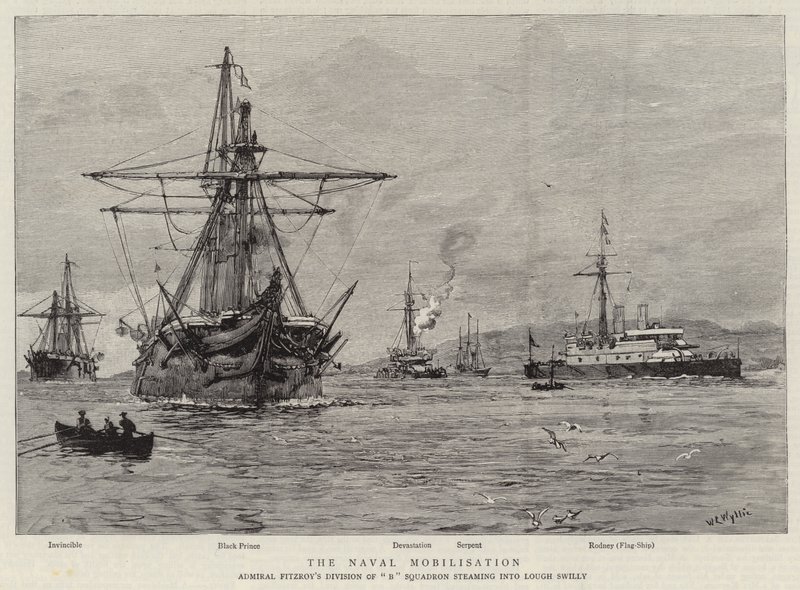 The Naval Mobilisation by William Lionel Wyllie