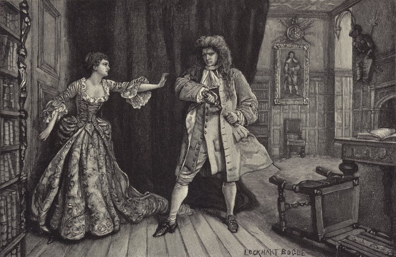 Die Vernon and Frank in the Library by William Lockhart Bogle