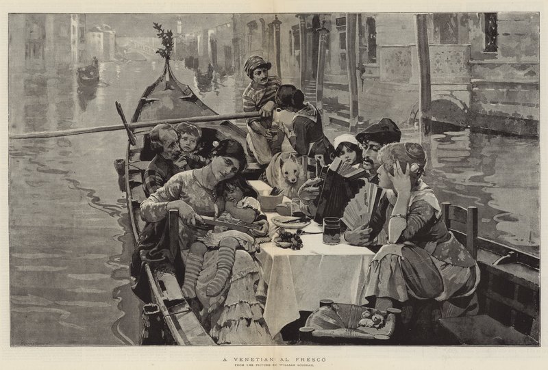 A Venetian Al Fresco by William Logsdail