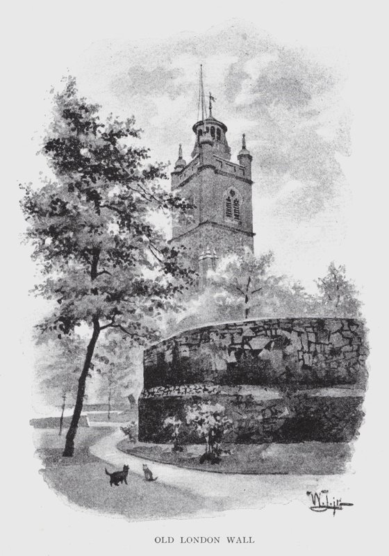 Old London Wall by William Luker