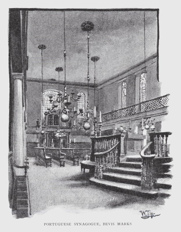 Portuguese Synagogue, Bevis Marks by William Luker