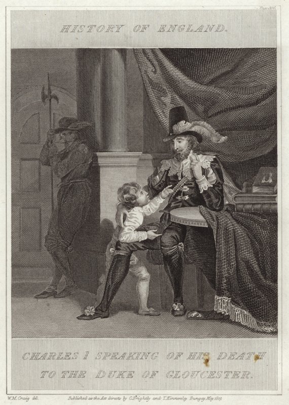 Charles I speaking of his death to the Duke of Gloucester by William Marshall Craig