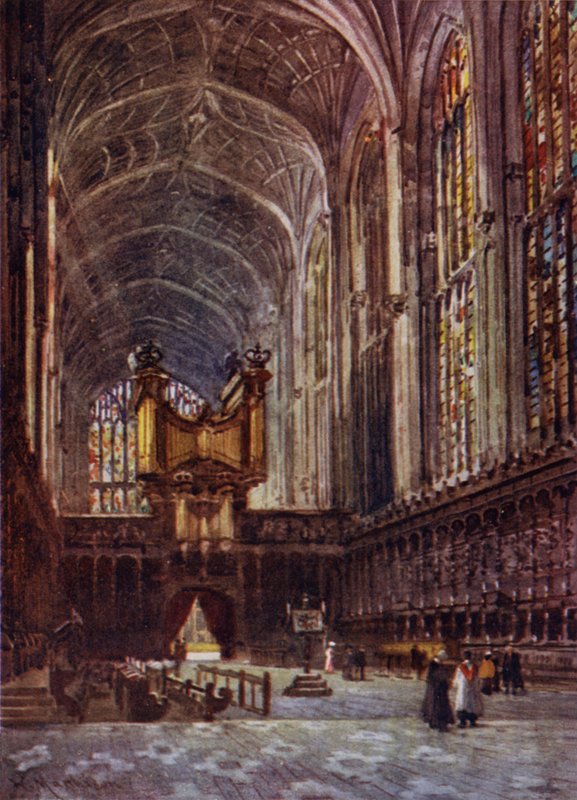 Kings College Chapel Interior from the Choir by William Matthison