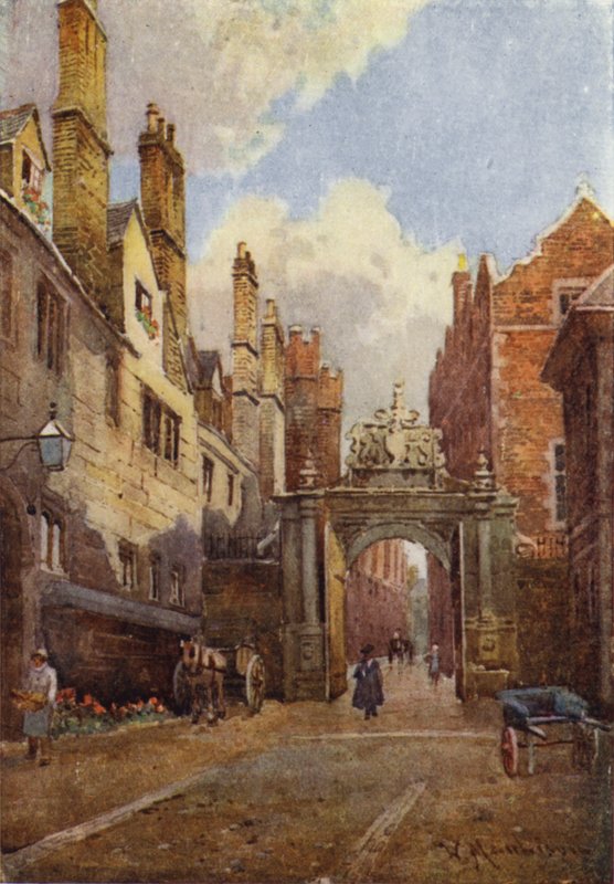 Neviles Gate, Trinity College by William Matthison