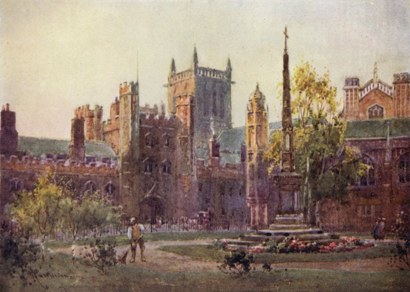 The Gateway and Tower of St Johns College by William Matthison
