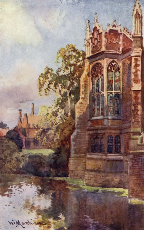 The Library Window, St Johns College, from the Bridge of Sighs by William Matthison