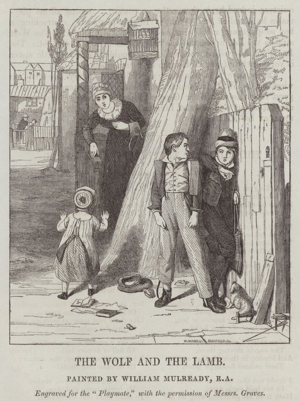 The Wolf and the Lamb by William Mulready
