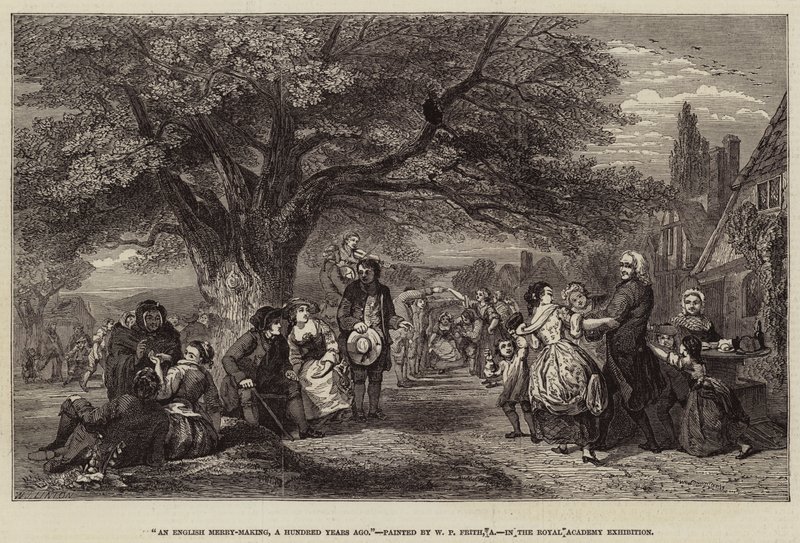 An English Merry-Making, a Hundred Years Ago by William Powell Frith