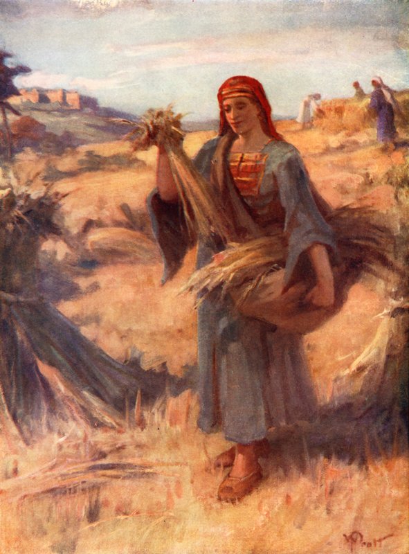 Ruth in the Fields of Corn, Ruth ii, 2 by William Pratt