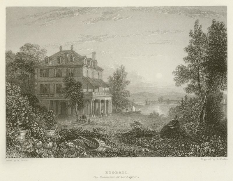 Diodati, The Residence of Lord Byron by William Purser