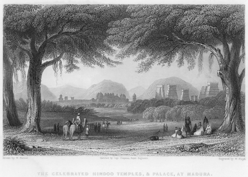 The Celebrated Hindoo Temples, and Palace, at Madura by William Purser