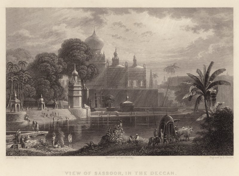 View of Sassoor, in the Deccan by William Purser