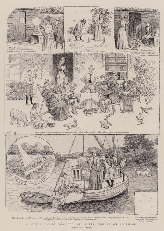 A Scotch Family Robinson and Their Holiday on an Island by William Ralston