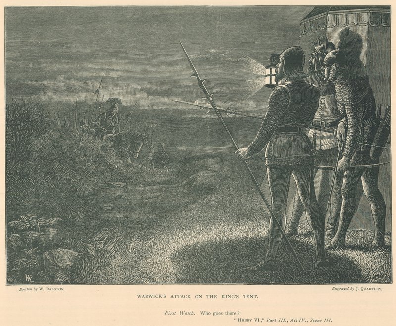 Illustration for King Henry VI, Part III by William Ralston