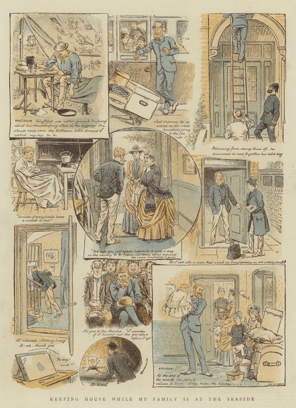 Keeping House while my Family is at the Seaside by William Ralston