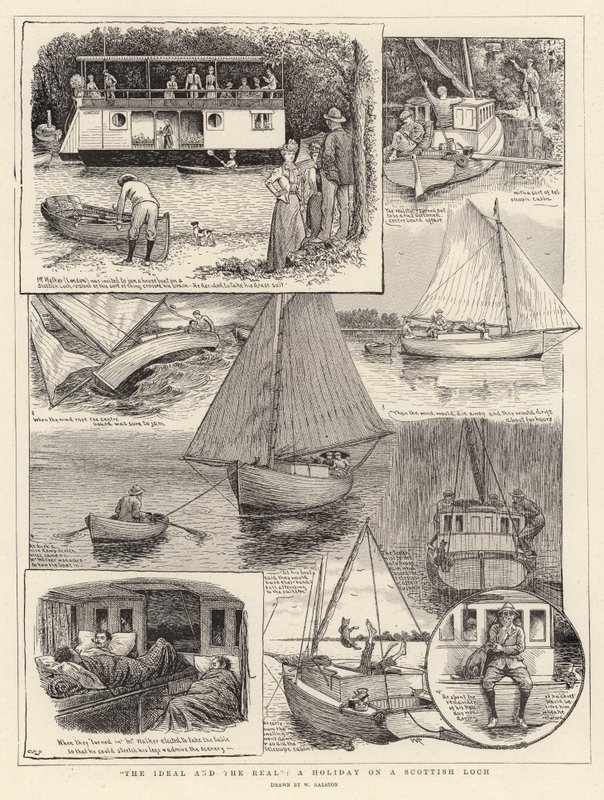 The Ideal and the Real, A Holiday on a Scottish Loch by William Ralston