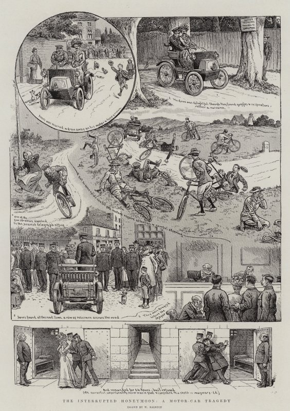 The Interrupted Honeymoon, a Motor-Car Tragedy by William Ralston