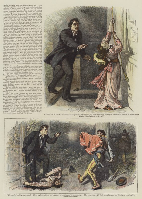 Illustration for An Episode of West Woodlands, by Bret Harte by William Small