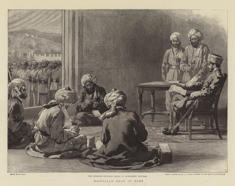 Nasrullah Khan at Home by William Small
