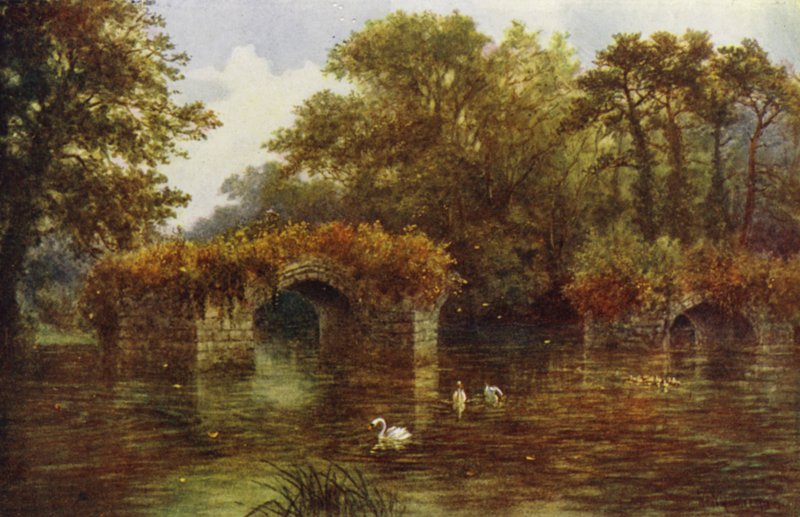 River Avon, Warwick Castle by William W. Quatremain