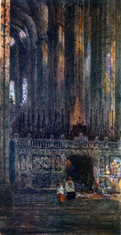 Barcelona, in the Cathedral by William Wiehe Collins