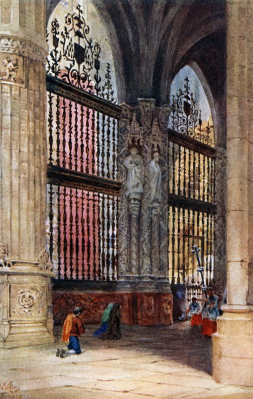 Burgos, the Capilla Mayor by William Wiehe Collins