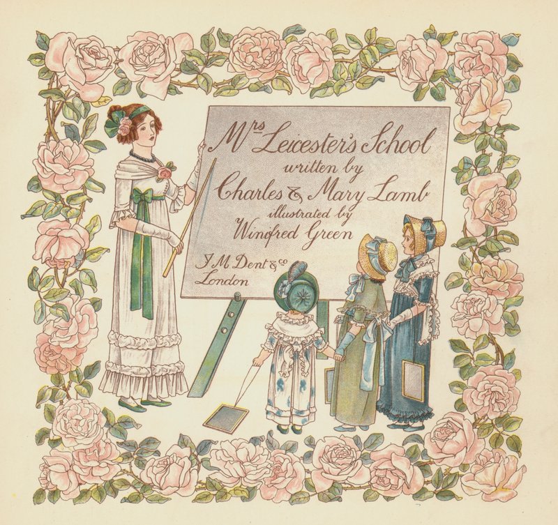 Cover illustration for Mrs Leicester