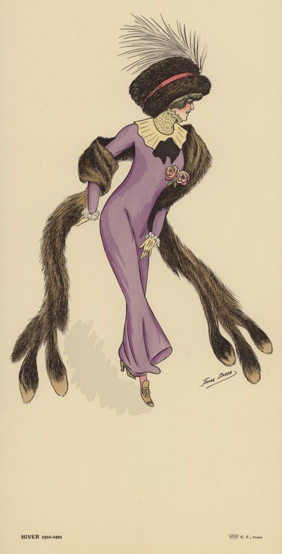 Winter 1910-1911 fashions by Xavier Sager