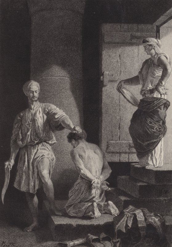 Beheading of John the Baptist by after Albert Robida