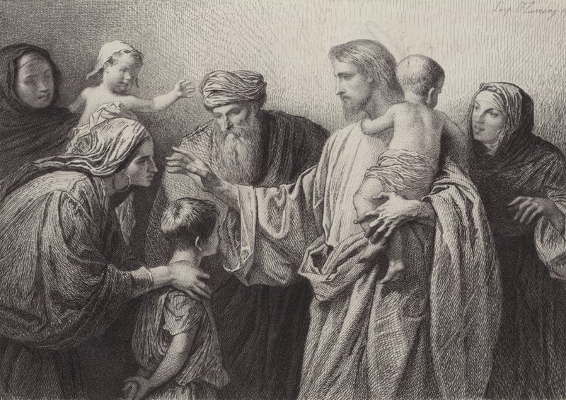 Of Such is the Kingdom of Heaven by after Albert Robida