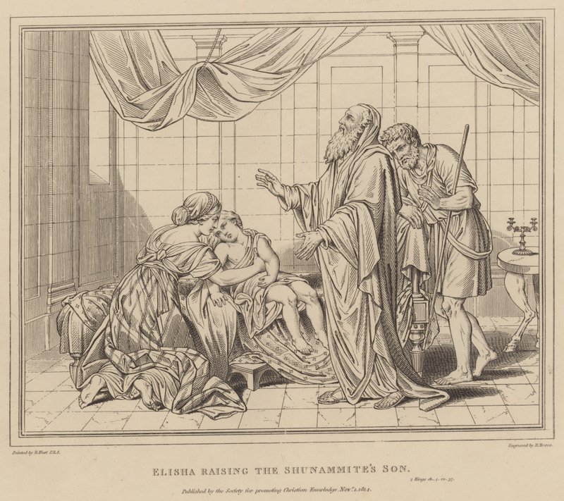 Elisha raising the Shunammite