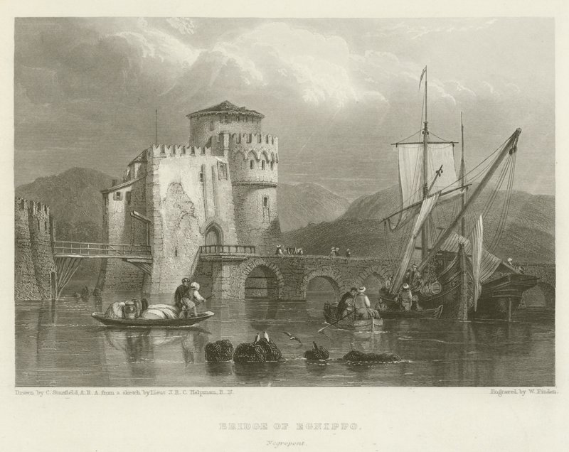 Bridge of Egnippo, Negropont by after C. Stanfield