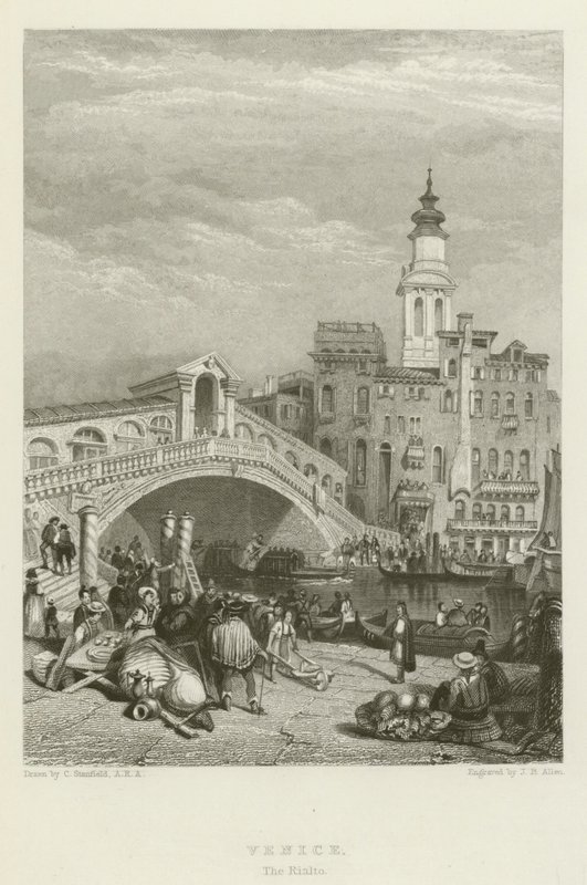 Venice, The Rialto by after C. Stanfield