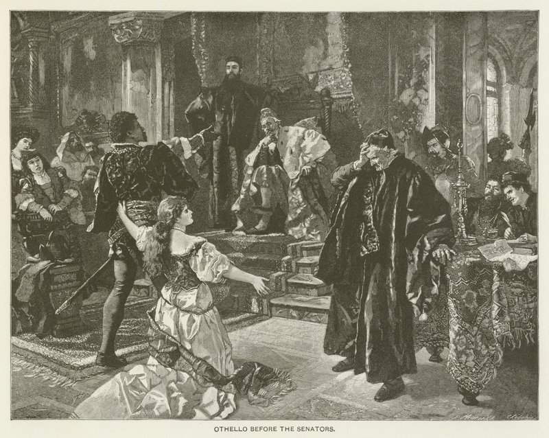 Othello Before the Senators by after Carl Ludwig Friedrich Becker