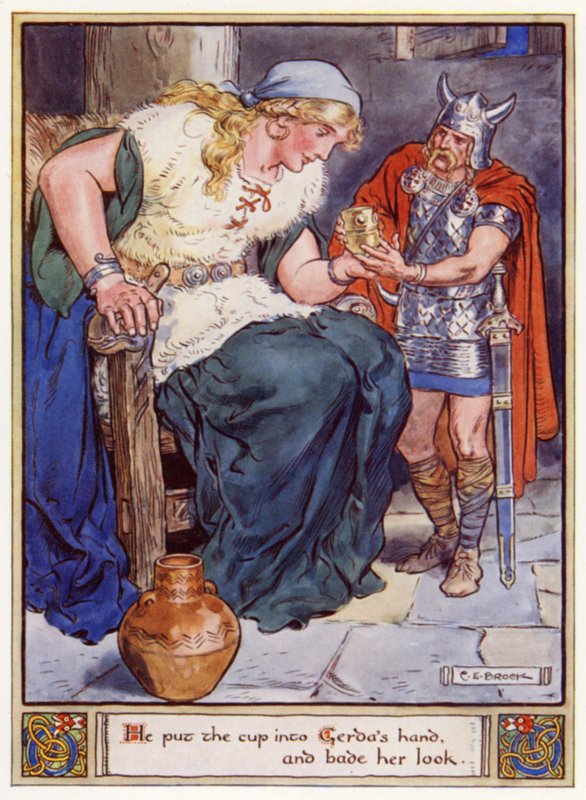 He Put the Cup into Gerda