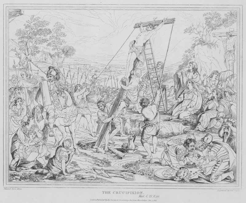 The Crucifixion, Matthew by after Charles Le Brun