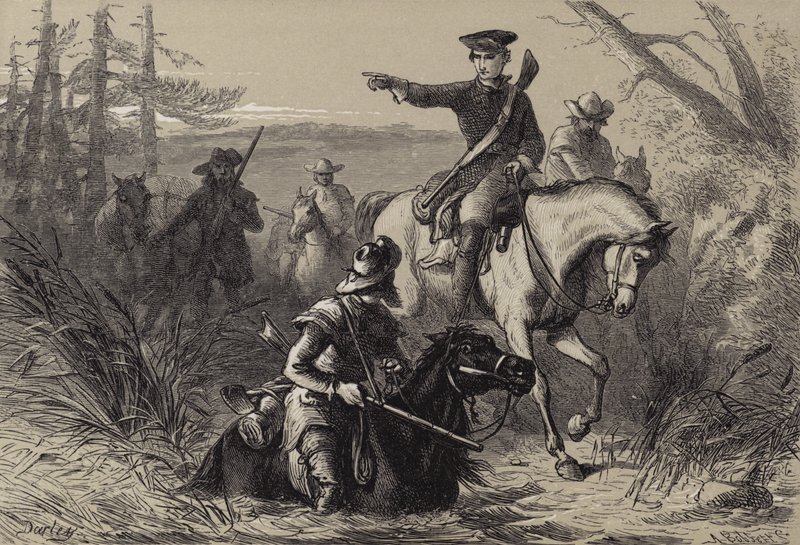 Major Washington on His Mission to the French Commander by after Felix Octavius Carr Darley