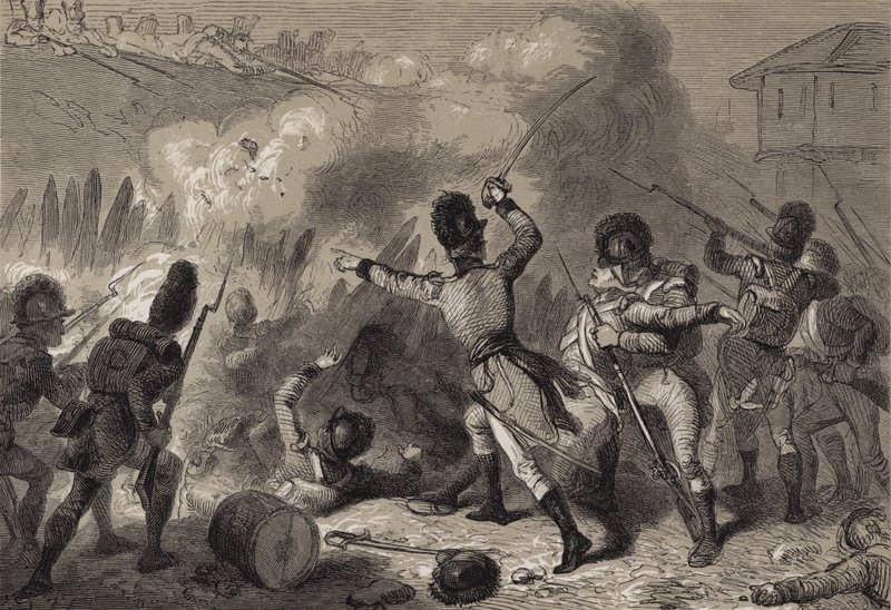 The British Repulsed at Fort Stephenson by after Felix Octavius Carr Darley