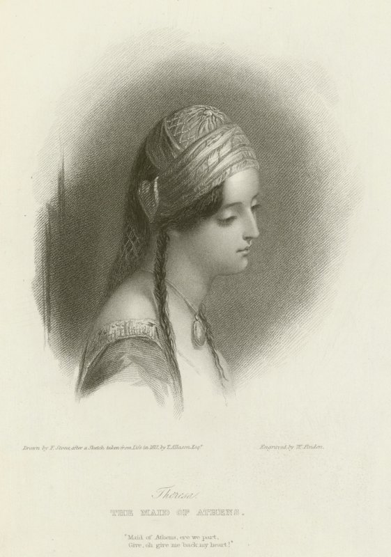 Theresa, The Maid of Athens by after Frank Stone