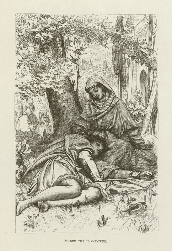 Illustration for Romola by George Eliot by after Frederic Leighton