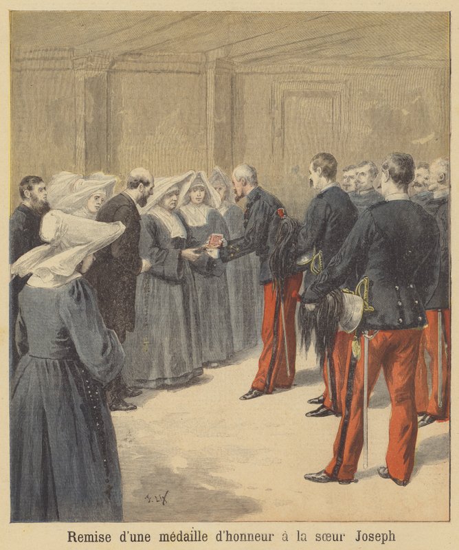 Presentation of a Medal to Sister Joseph by after Frederic Theodore Lix