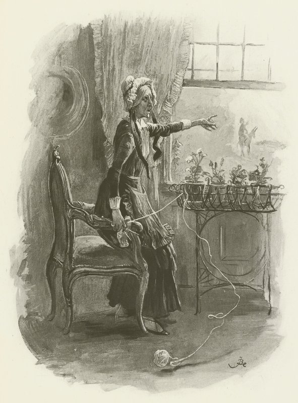 Miss Betsy Trotwood by after Frederick Barnard