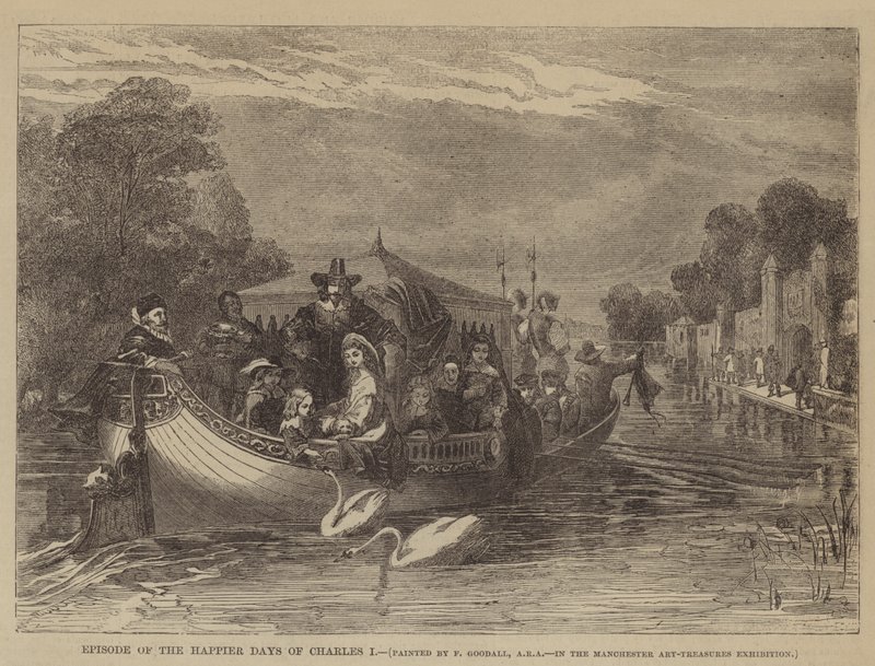Episode of the Happier Days of Charles I by after Frederick Goodall
