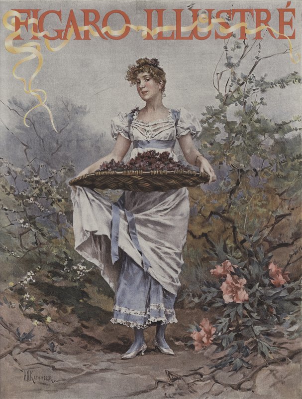 Cover of Le Figaro Illustré, April 1891 by after Frederik Hendrik Kaemmerer
