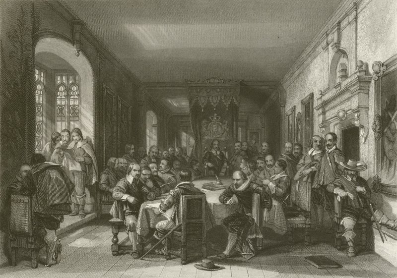 Conference at the Isle of Wight by after George Cattermole