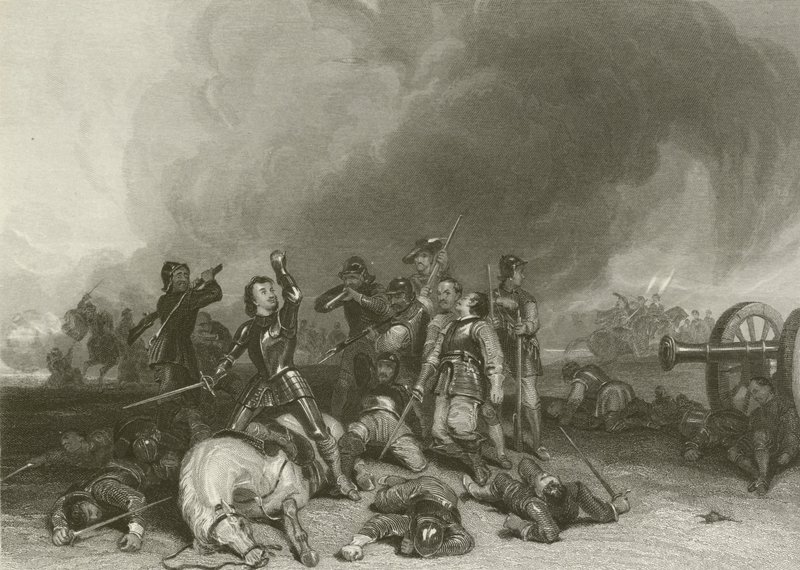 Death of the Earl of Northampton by after George Cattermole