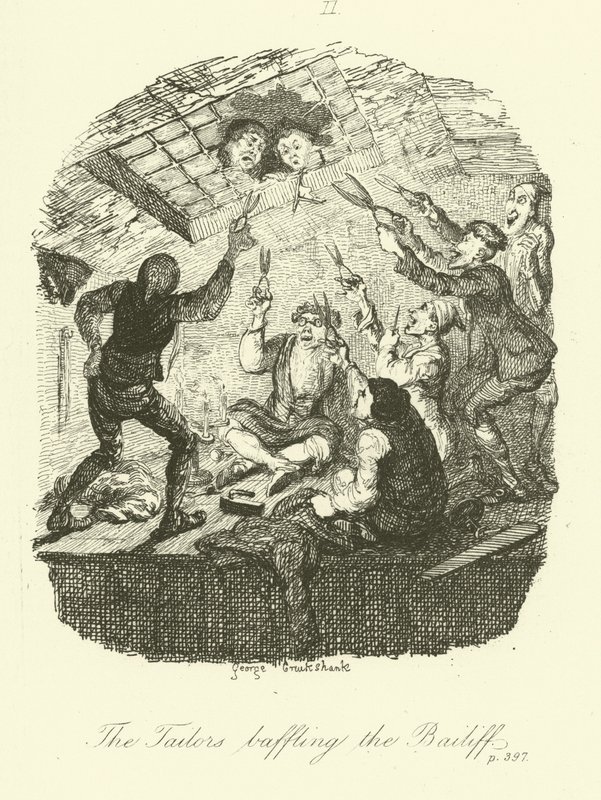 Illustration for Peregrine Pickle by after George Cruikshank