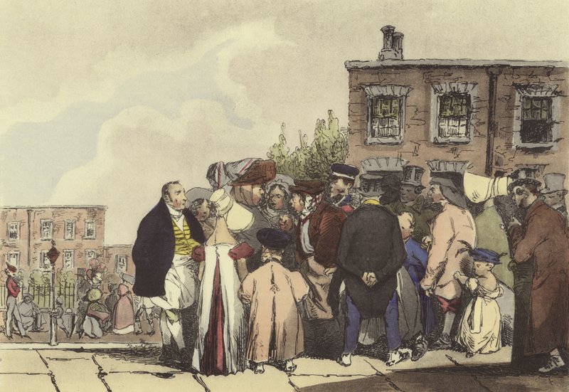People of London by after Henri Bonaventure Monnier