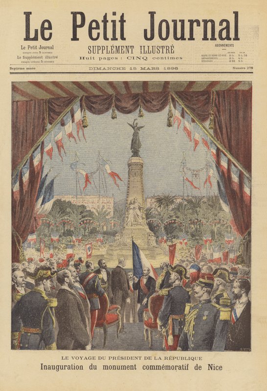 Inauguration of a Monument Commemorating the Reintegration of the County of Nice into France by after Henri Meyer